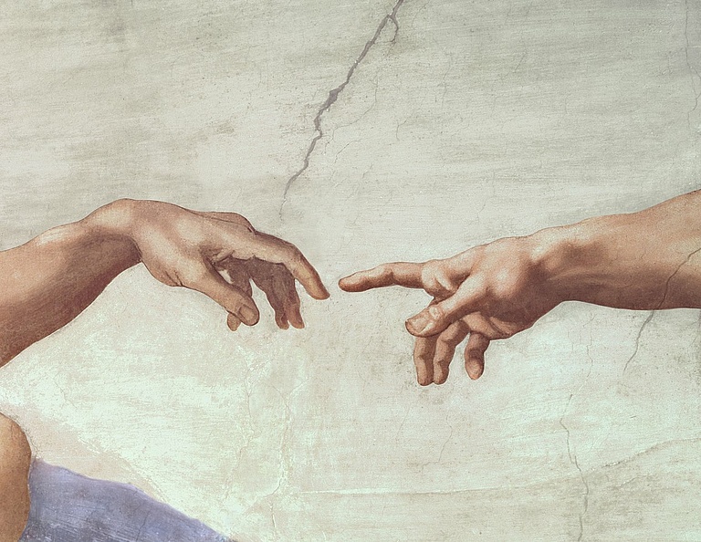 Michelangelo_Buonarroti_-_Hands_of_God_and_Adam_detail_from_The_Creation_of_Adam_from_the_Sistine_Ceiling_-__MeisterDrucke-99266_.jpg